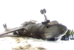 Tu-134 crashed on landing in Osh