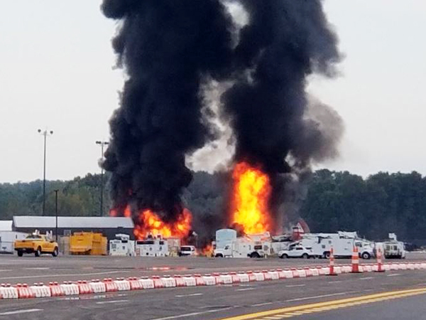 Fire consumes a B-17G Flying Fortress after it crashed Wednesday at Bradley International Airport in Windsor Locks.