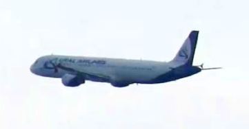 Ural Airlines Airbus 321 (VQ-BOZ) in flight