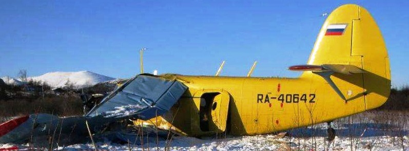 Antonov An-2R plane (RA-40642) crashed on takeoff, 5 injured