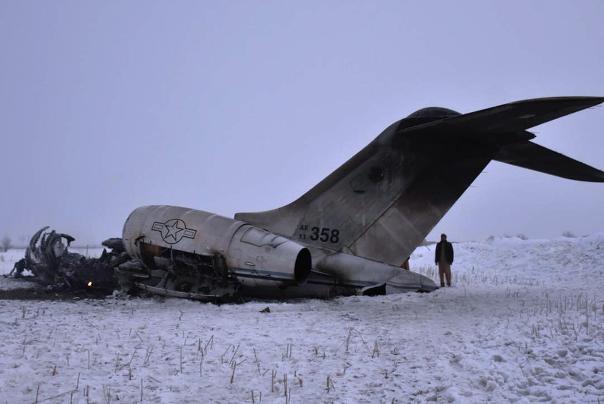 Engine Failure, Aircrew Error Led to Fatal E-11A Crash in Afghanistan, Air Force Says