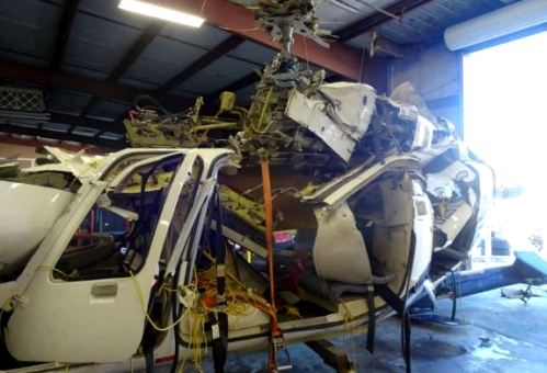 Recovered Wreckage of RLC Bell 407, N595RL